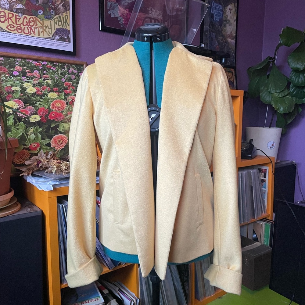 Banana Republic Soft Yellow Women's Blazer